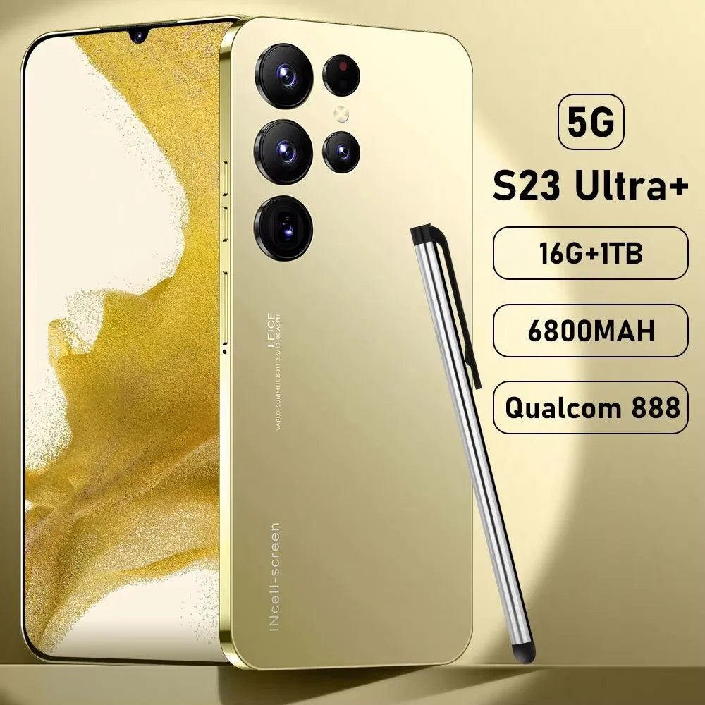 2024 New Drop Shipping S23 Ultra Mobile Phone with Smart Phones 3G and 4G 5G Smartphone S23 PLUS Ultra