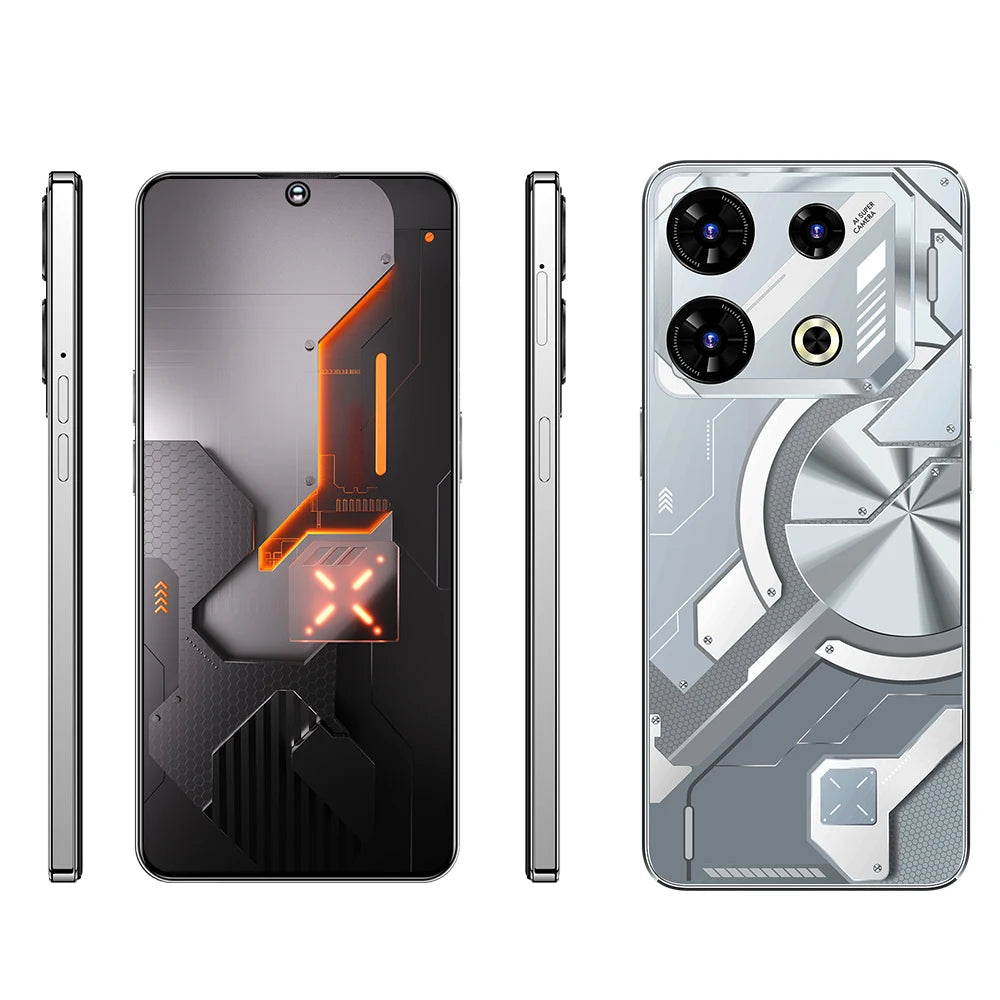 Top Selling GT10 Pro Android Smart Phones 16GB+1TB Mobile Phone Big Screen