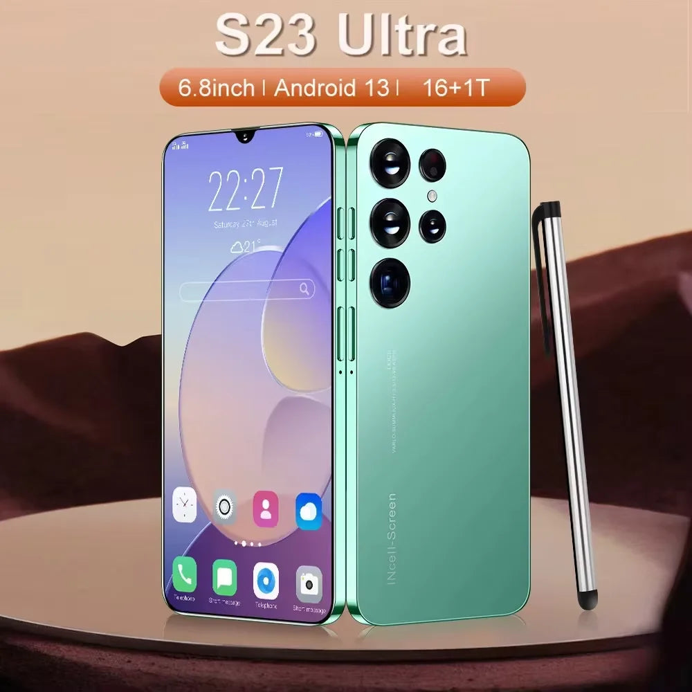 2024 New Drop Shipping S23 Ultra Mobile Phone with Smart Phones 3G and 4G 5G Smartphone S23 PLUS Ultra