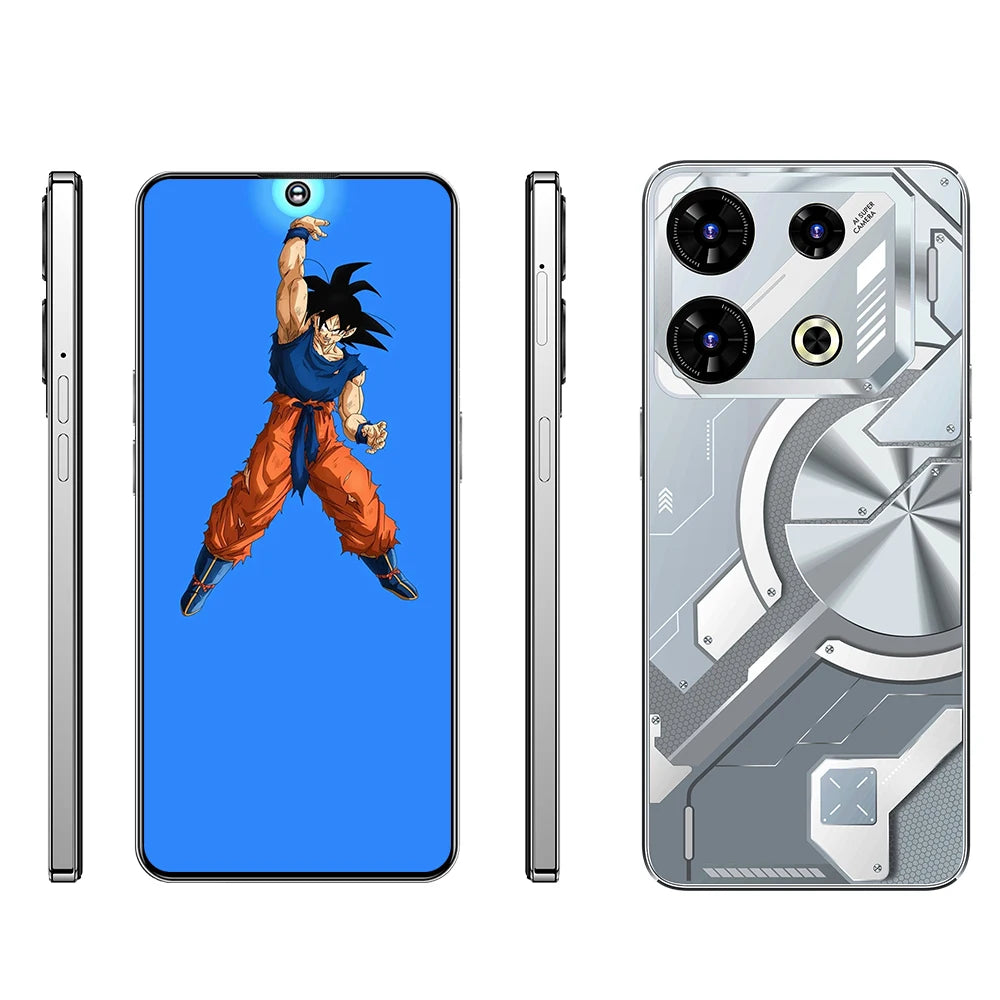 Top Selling GT10 Pro Android Smart Phones 16GB+1TB Mobile Phone Big Screen