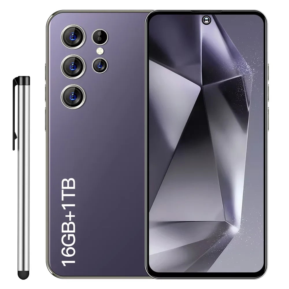 Hot Selling S24 Ultra Original Unlocked 5g Smart Phones 48MP+108MP 16GB+1TB 6.8 Inch Android Mobile Phone