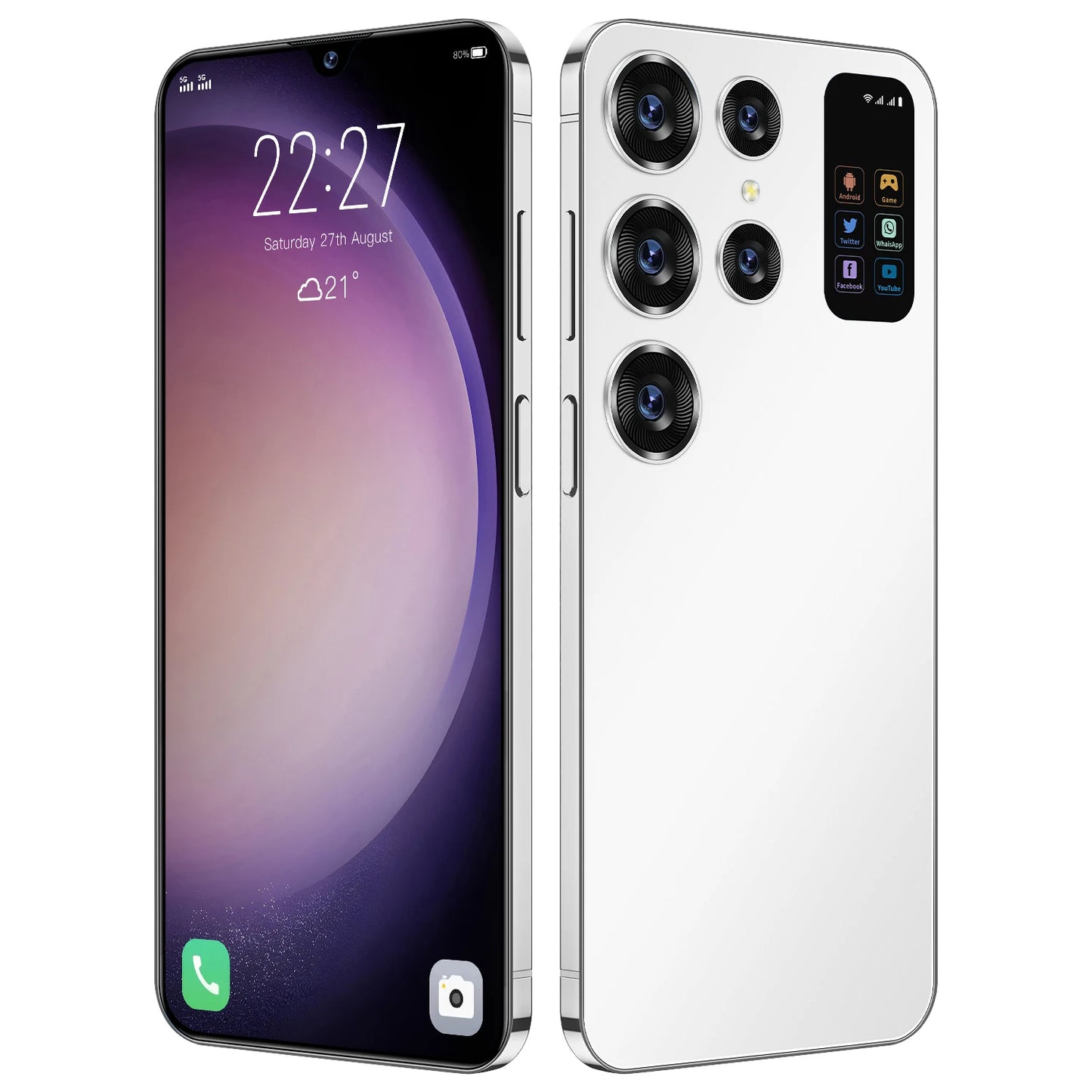 S24 ULTRA 7.3 Inch 16GB+1TB 48MP+108MP Cheap Smart Phones 5G Mobile Android Cell Phones Telephone Smartphone