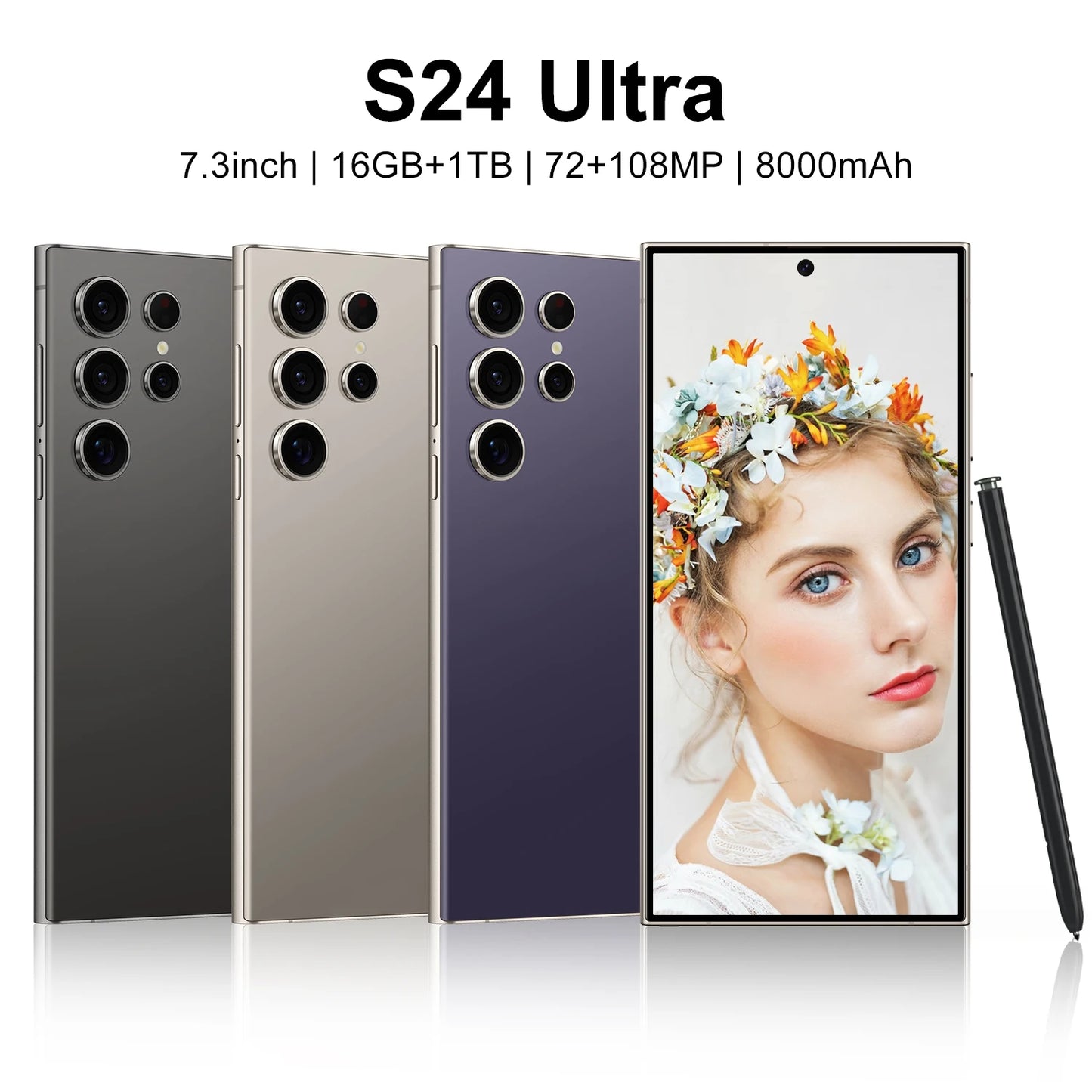 High Configuration Smart Phones S24 ultra Smartphones for S24 Ultra16+1tB 5G Dual SIM Cellphone Mobile Phone S24 Smartphone