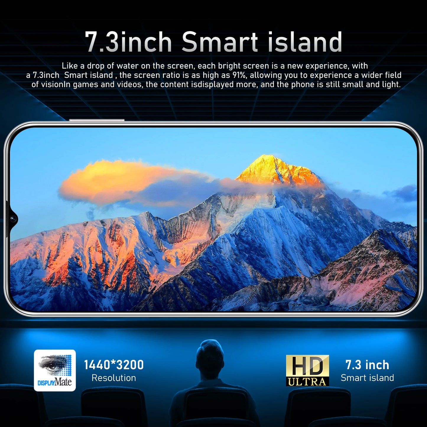 2024 Original 5.5 Inch HD Screen 5G M6 Pro Smart Phones Android 14 50MP+108MP Camera Used Mobile Phones