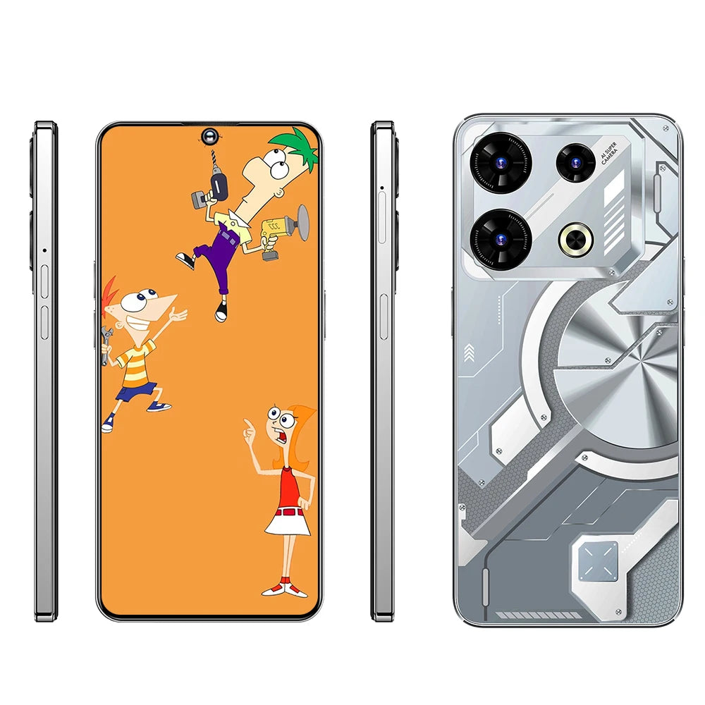 Top Selling GT10 Pro Android Smart Phones 16GB+1TB Mobile Phone Big Screen