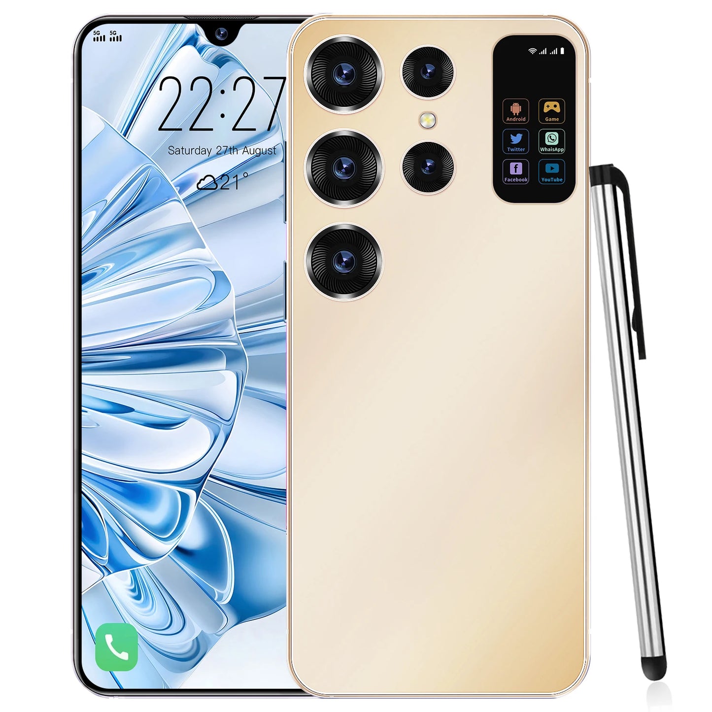 S24 ULTRA 7.3 Inch 16GB+1TB 48MP+108MP Cheap Smart Phones 5G Mobile Android Cell Phones Telephone Smartphone