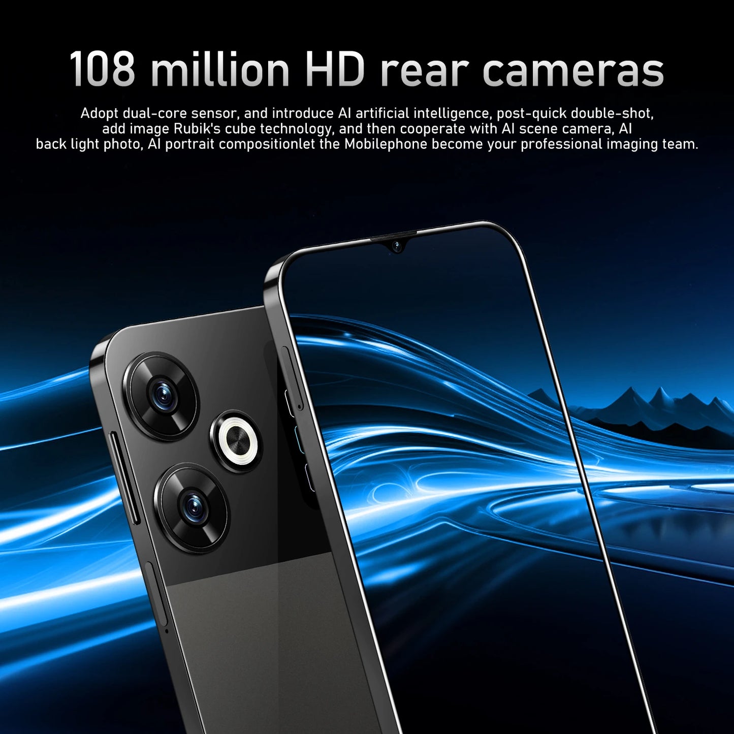 2024 Original 5.5 Inch HD Screen 5G M6 Pro Smart Phones Android 14 50MP+108MP Camera Used Mobile Phones
