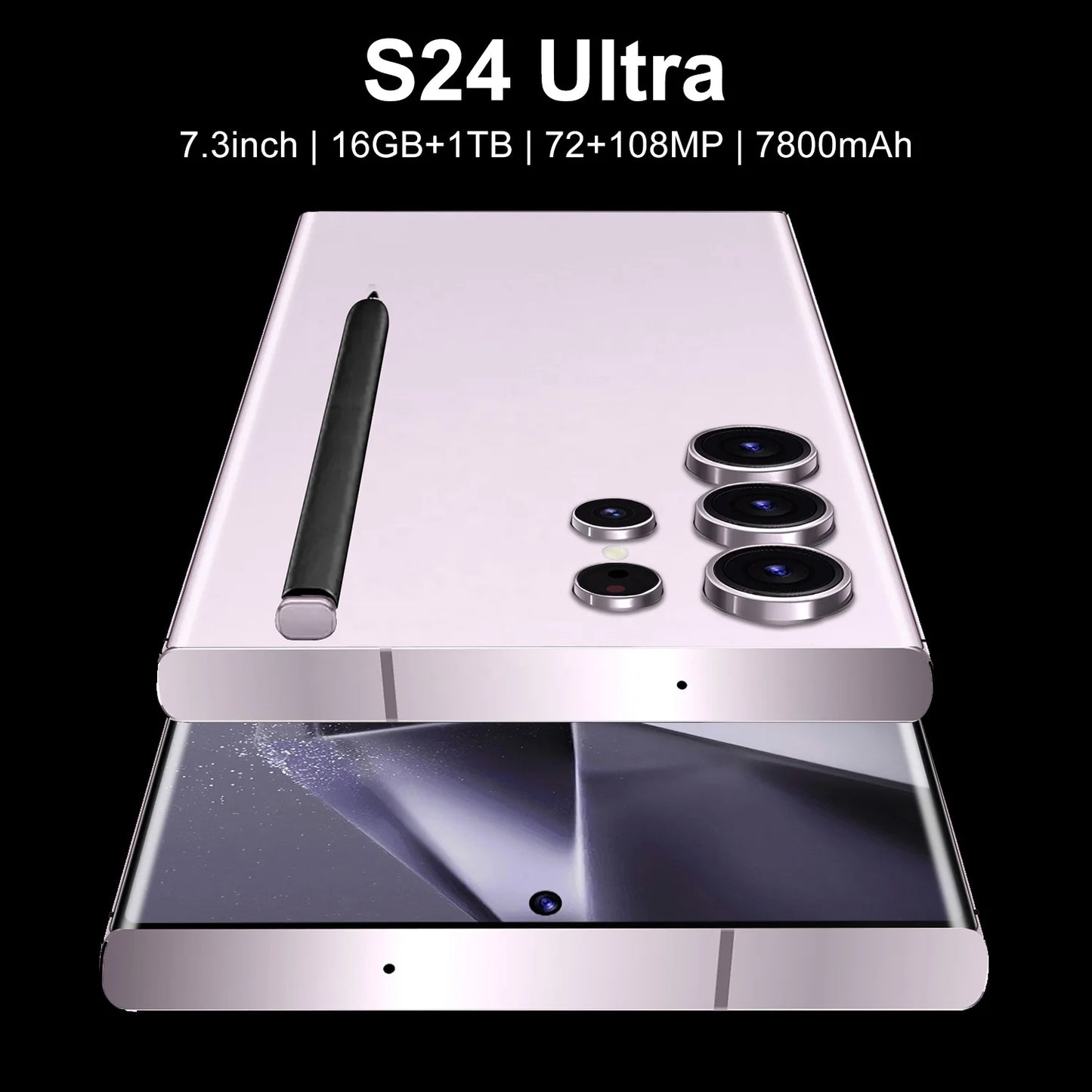 S24 Ultra Original S24 ultra 5g Smart Phones 72MP+108MP HD Beauty Camera 16GB+1TB 7.3inch Android13 Mobile Phone
