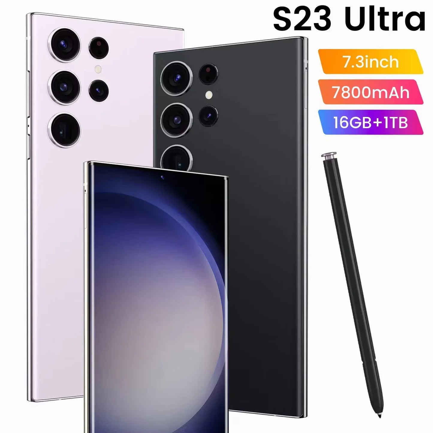 2024 New Drop Shipping S23 Ultra Mobile Phone with Smart Phones 3G and 4G 5G Smartphone S23 PLUS Ultra
