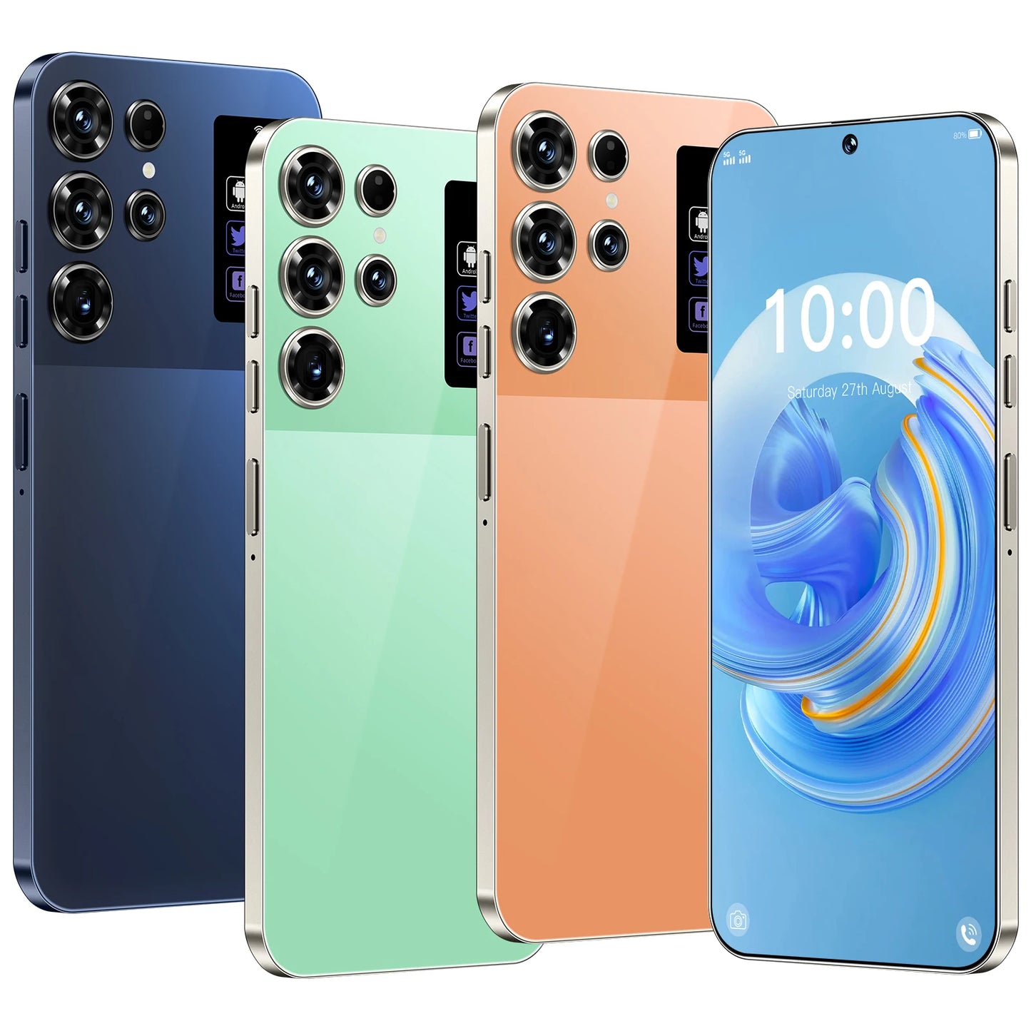 Hot Selling S25ULTRA Smart Phones 16GB+1TB 7.3 Inch 4G 5G Android Mobile Phone Dual Sim Cellphone Mobile