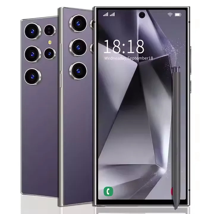 Hot Selling S24 Ultra Original Unlocked 5g Smart Phones 48MP+108MP 16GB+1TB 6.8 Inch Android Mobile Phone