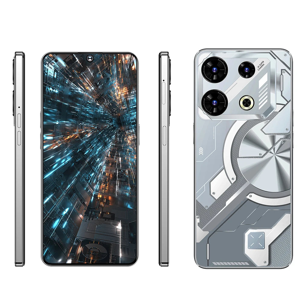 Top Selling GT10 Pro Android Smart Phones 16GB+1TB Mobile Phone Big Screen