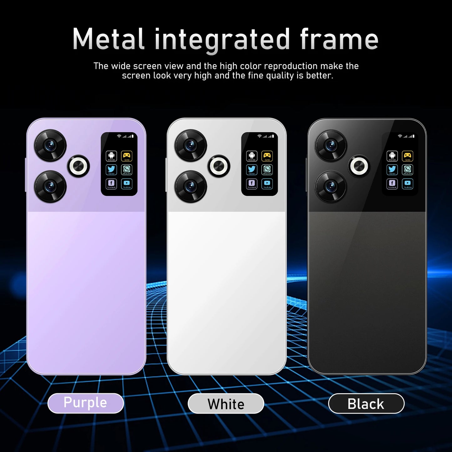 2024 Original 5.5 Inch HD Screen 5G M6 Pro Smart Phones Android 14 50MP+108MP Camera Used Mobile Phones