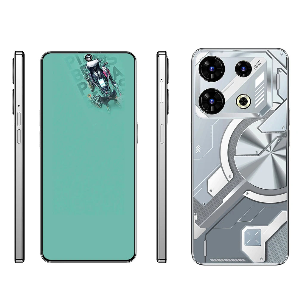Top Selling GT10 Pro Android Smart Phones 16GB+1TB Mobile Phone Big Screen