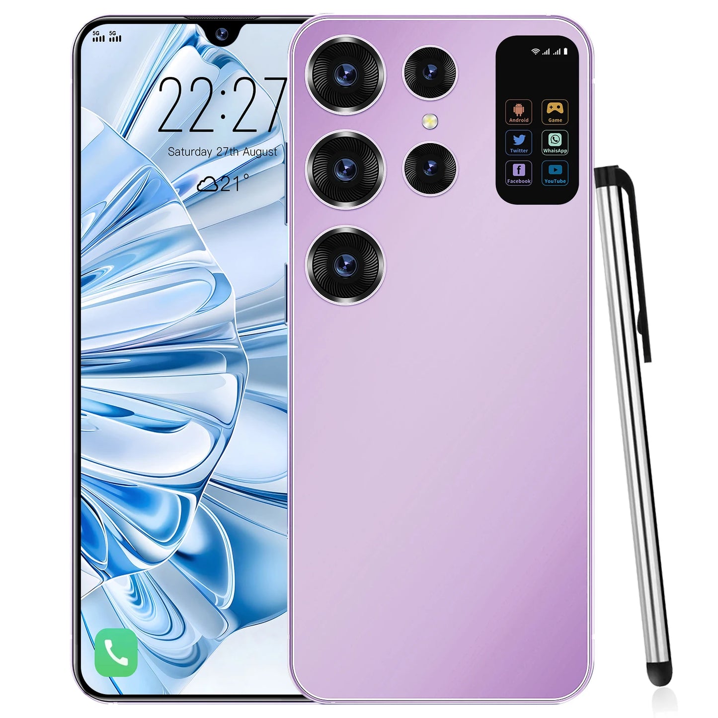 S24 ULTRA 7.3 Inch 16GB+1TB 48MP+108MP Cheap Smart Phones 5G Mobile Android Cell Phones Telephone Smartphone